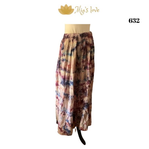 BillaBong Maxi Women Tie Dye Skirts, Size M, Multicolor, Cotton, BILLABONG. - Picture 1 of 10
